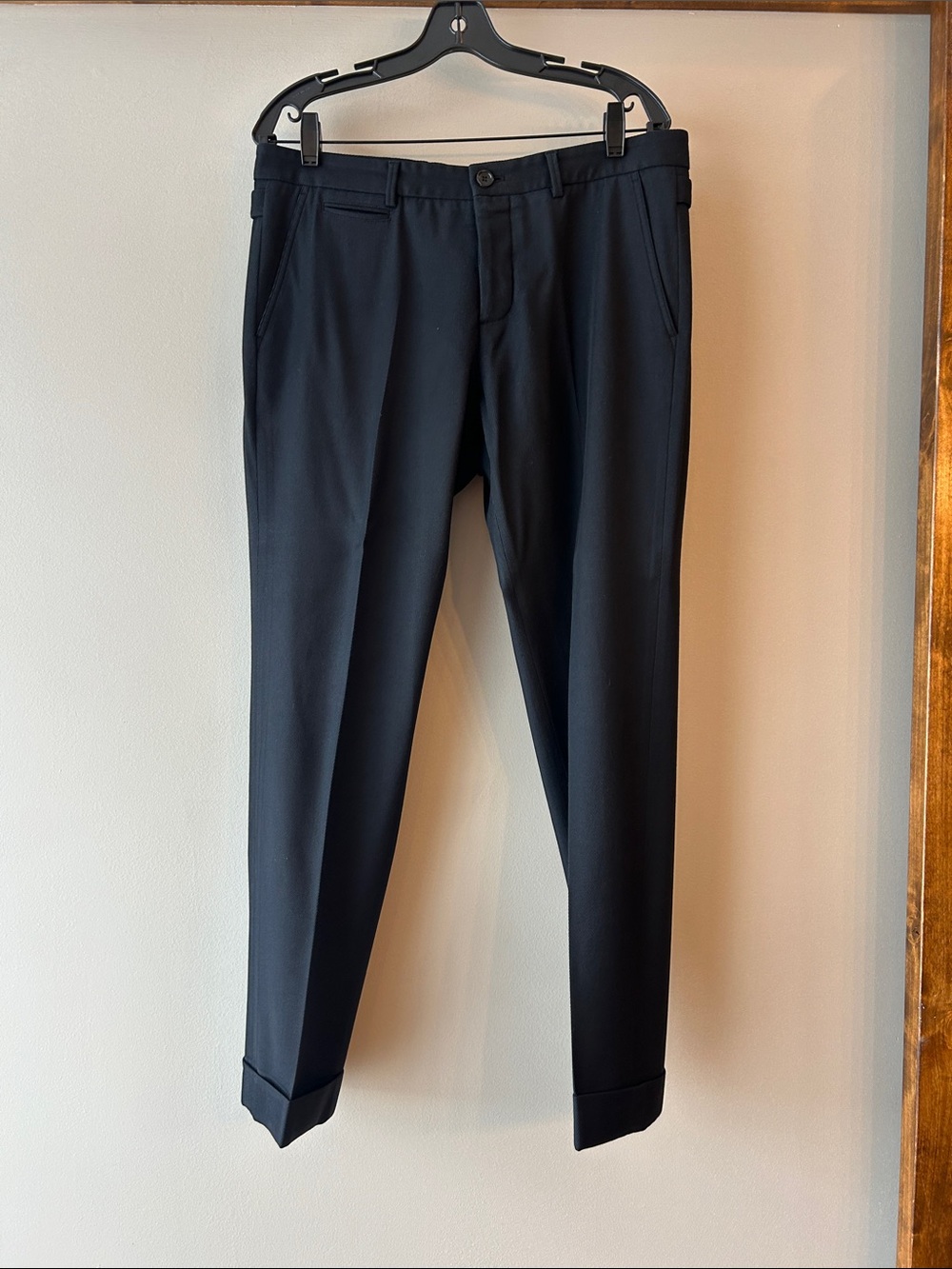 Gucci Men's Black Tailored Dress Pants